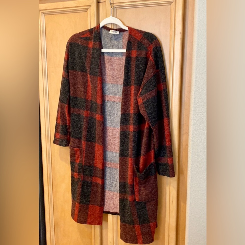 Plaid sweater